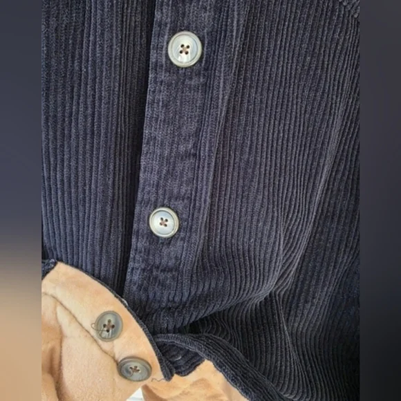 Abercrombie & Fitch Men's Navy Corduroy Jacket - Picture 4 of 7